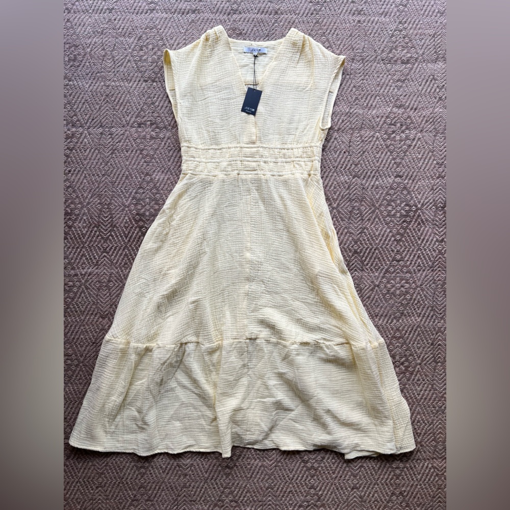 Joe's Jeans Pale Yellow Maxi Dress